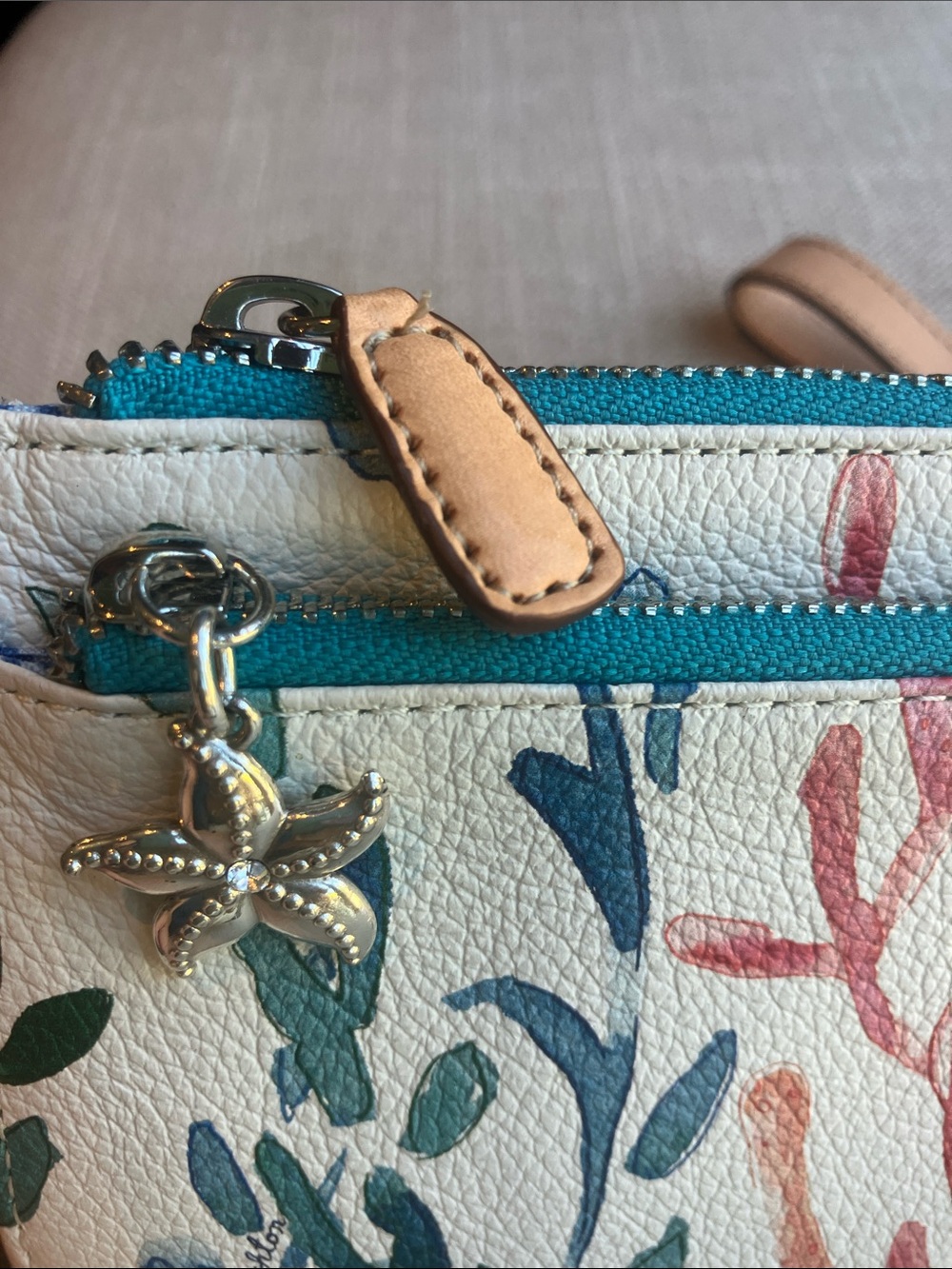 BRIGHTON Brighton "Under the Sea" 2019 Collection Organizer Wallet Wristlet NWT - Picture 7 of 9